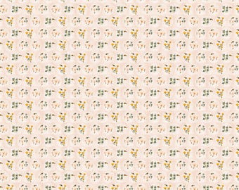Humblebee Field Bees Recycled Cotton Yardage by Aimee Parker for FIGO- 1/2 YARD