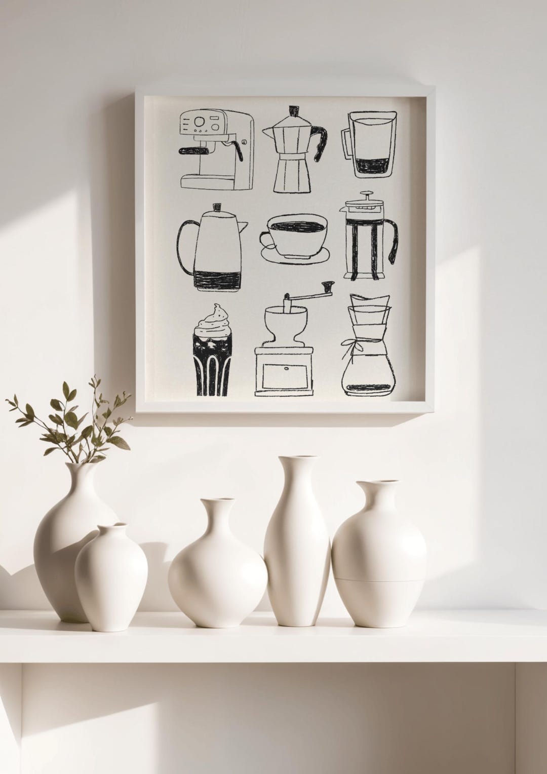 Minimalist Typography Poster Set of 20, Neutral Aesthetic Wall Art ...