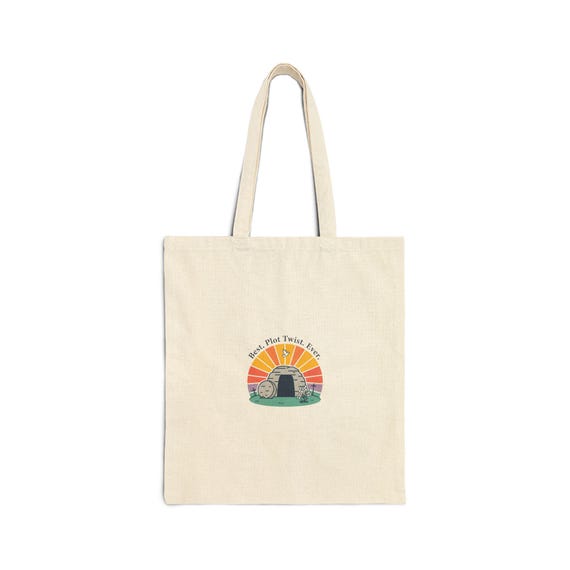 He Is Risen Sunrise Tomb Tote | Christian Easter, Faith-Based Humor