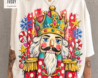 Nutcracker Christmas Shirt, Ballet Holiday Tee, Vintage Soldier Graphic, Comfort Colors Xmas Top, Sugar Plum Gift for Her, Winter Tee