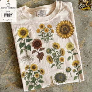 90s Sunflower Shirt - Etsy