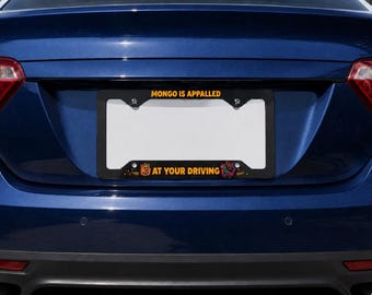 Marco de matrícula de Carl de Dungeon Crawler, soporte para placa de coche de Mongo Is Appalled, regalo para fans de DCC