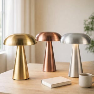 Retro Iron Desk Lamp, Cordless Rechargeable Table Light, Bar Atmosphere Lighting