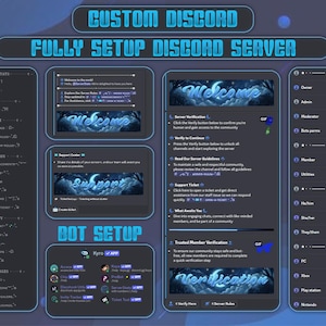 Custom Discord Server Setup | Professional Gaming Business Community Design