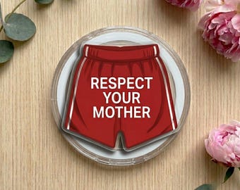 Red Gym Shorts Magsafe Phone Grip, Respect Your Mother Dance Phone Holder, Harry Disco Phone Socket