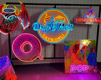 Benutzerdefinierte Neon Business Sign, Acryl Business Schild, 3D-LED-Logo, Custom Shop Signage, Neon Schilder für Bürodekor, Beauty Bar Logo Signage