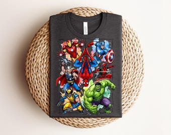Spider Man Shirt, Marvel Universe Tee, Peter Parker Tshirt, Retro Comic Book Apparel, Avengers Superhero Clothing, Spidey Graphic Top