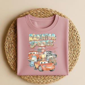 Radiator Springs Shirt, Lightning McQueen Disney Tee, Pixar Cars Family Shirt, Disney Vacation T-Shirt, Cars Movie Shirt image 5