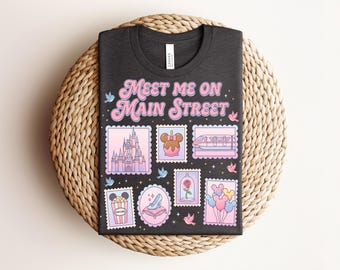 Mickey Mouse Shirt, Disney World Vacation Tee, Disneyland Main Street Shirt, Magic Kingdom Cartoon Mouse Tshirt, Disney Squad Tee