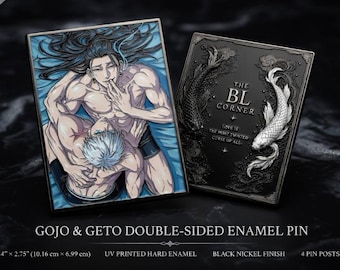 Double-Sided Enamel Pin | 4” Jumbo Pin | UV Printed Hard Enamel | Pre-Order