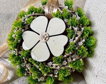 Couronne de trèfle à quatre feuilles