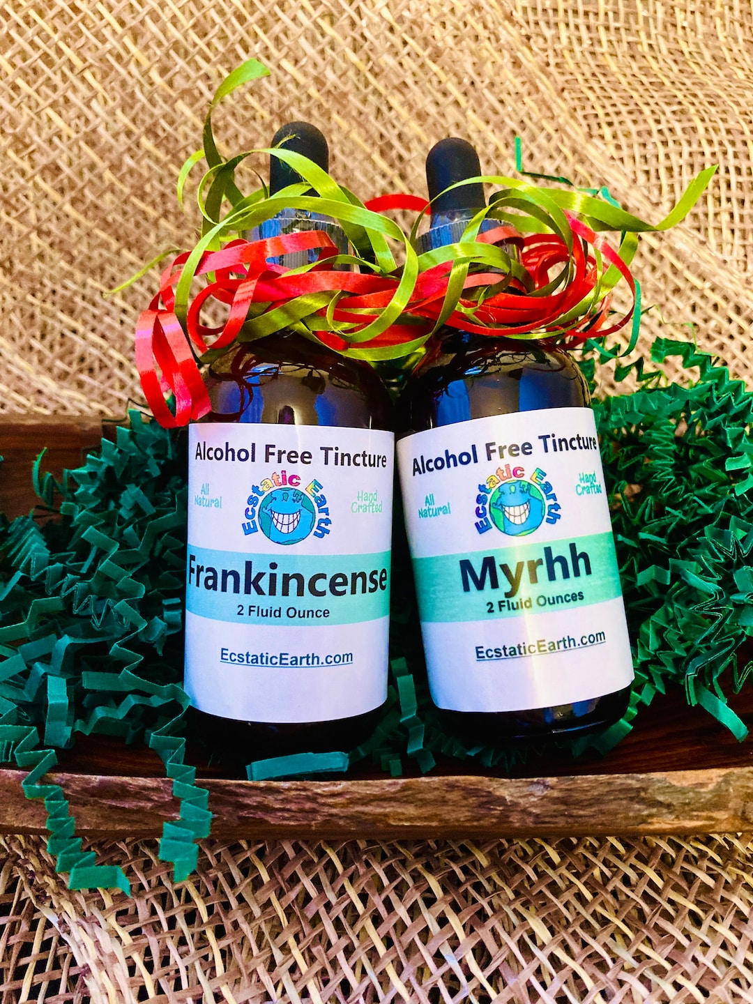 Frankincense & Myrrh Tincture Two Bottle Combo Pack Alcohol Free