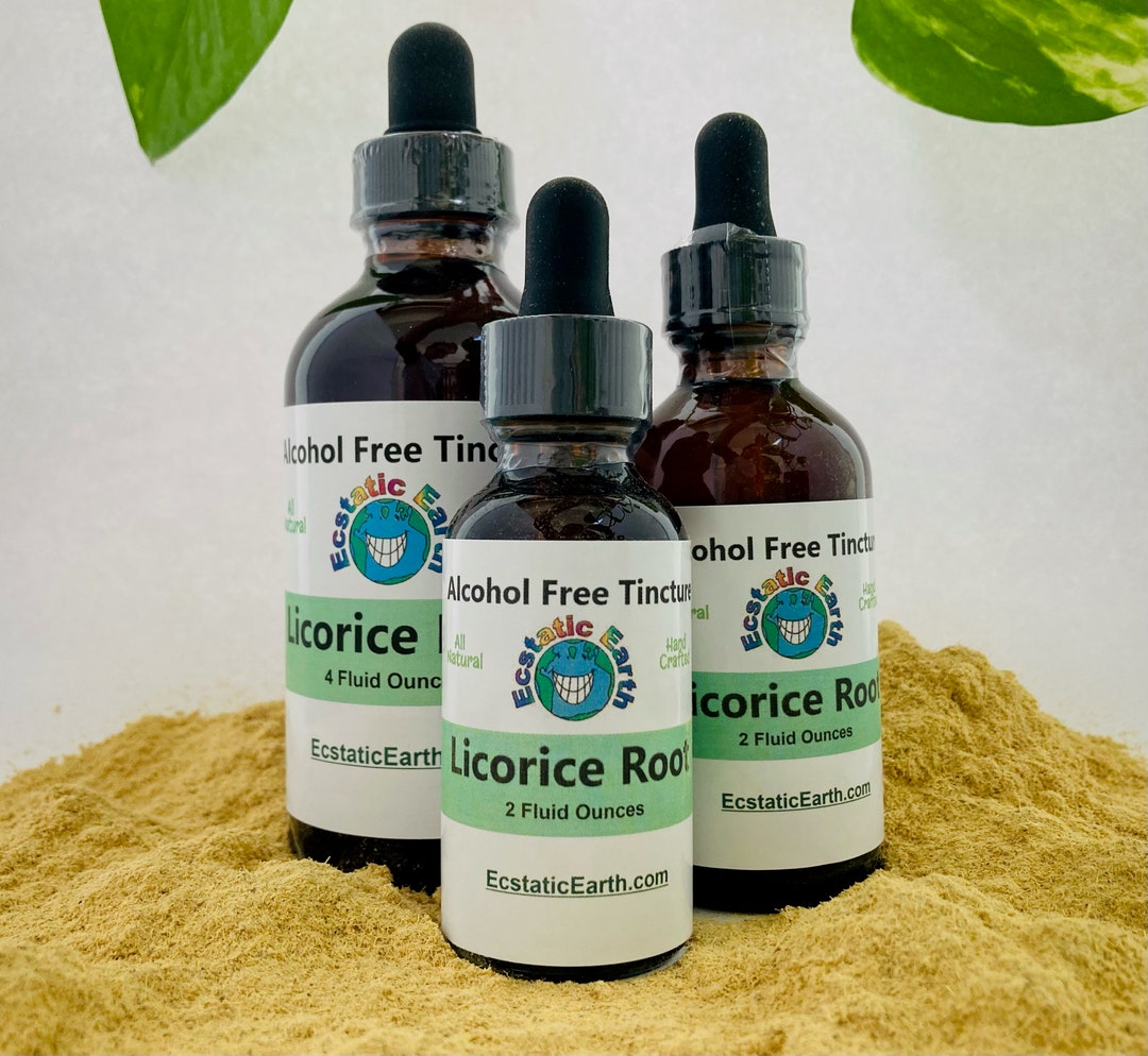 Licorice Root Tincture Alcohol Free Glycyrrhiza Glabra Extract Handmade