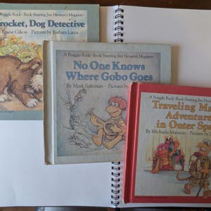 Vintage Fraggle Rock 1984 Hardcover 3-Book Set | | Jim Henson Muppets | Adventures in Outer Space