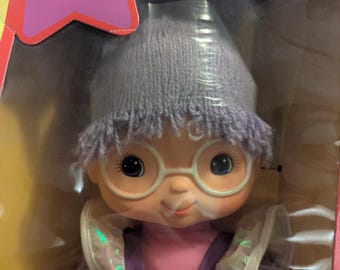 Vintage 1983 Rainbow Brite "Shy Violet" Doll - NIB/NRFB - Original 80s Mattel Hallmark