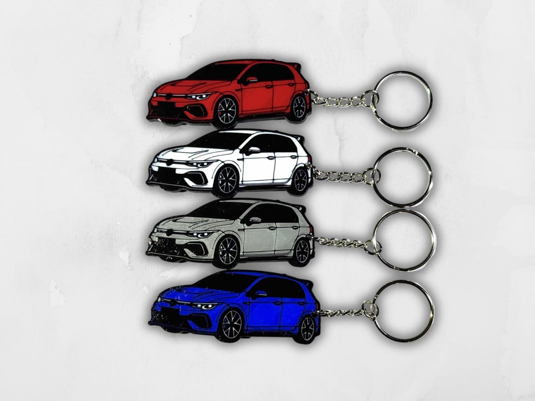Golf R Keychain R Logo Volkswagen Golf R MK8 Keychain | Car Gift | VW Golf R Accessory | Car ...