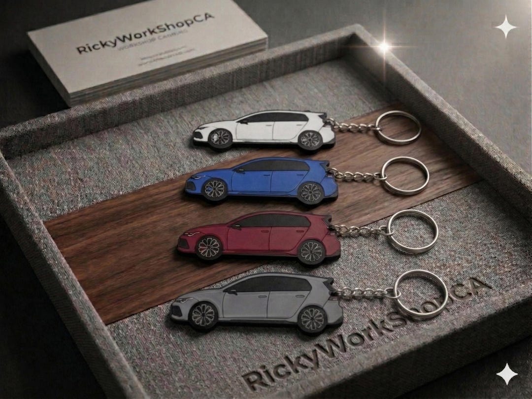 Golf R Keychain R Logo Volkswagen Golf R MK8 Keychain | Car Gift | VW Golf R Accessory | Car ...