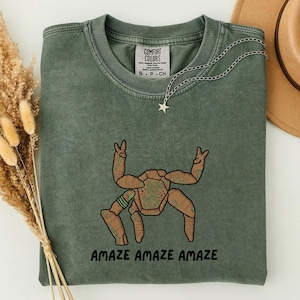 Amaze Rocky Alien-tröja, rolig Sci-Fi-citat rymdgrafik-tröja, Project Hail Mary-inspirerad design, Comfort Colors® Sci-Fi-gåva