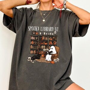 Ghost Book Reader Sweatshirt, Reading Tee Book lover gift Reading enthusiast book shirt Boo tshirt ghost reader tee literature lover
