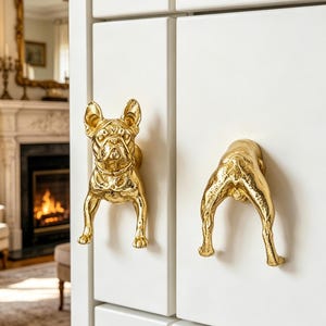 Brass Dog Head Wall Hook – Vintage Animal Coat Hook, Rustic Key Holder, Entryway Organizer, Handmade Pet Lover Gift, Home Decor Accent