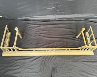 c.1900 Antique Edwardian Brass Fire Fender Victorian Hearth Fender Restoration