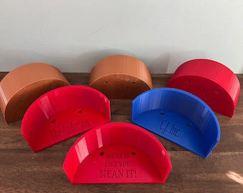 Wall Mounted Hat Holder · 3D Printed