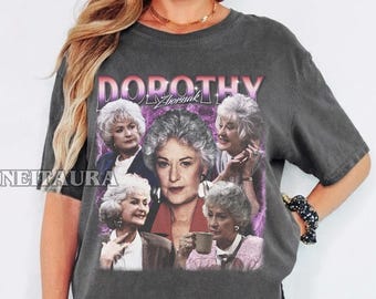 Camiseta de Dorothy Zbornak y Bea Arthur de Las Chicas de Oro, camiseta gráfica de comedia de los 90