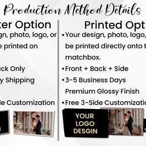 Custom Matchboxes with Your Logo, Personalized Party Favors, Bulk Event Gifts image 10