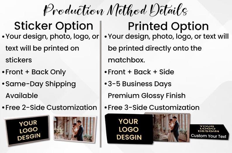 Custom Matchboxes with Your Logo, Personalized Party Favors, Bulk Event Gifts image 10
