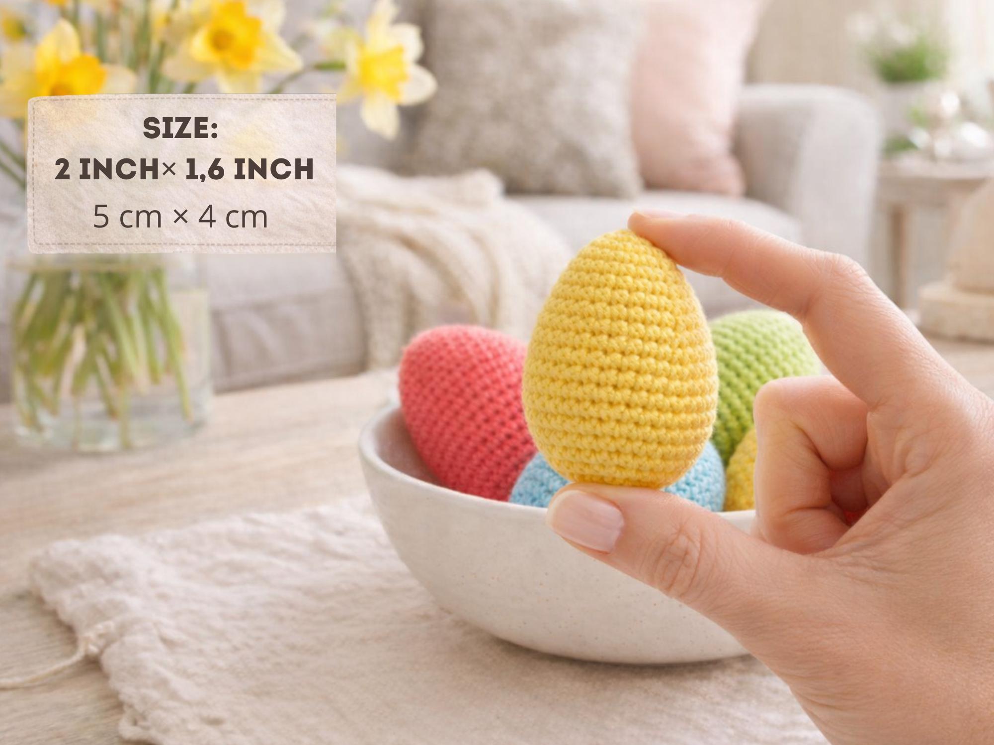 Beginner Crochet Easter Egg Pattern | Amigurumi Decor (PDF Download) - Etsy
