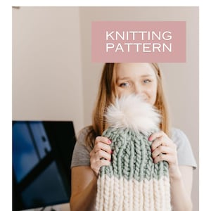 Women’s Knit Hat Pattern - Wanderlust Beanie Pattern - Easy Beanie Knitting Pattern for Winter - DIY Malabrigo Knit Hat Pattern