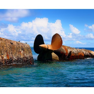 Prinz Eugen | Kwajalein Lagoon | Metal or Canvas Print
