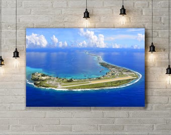 Kwajalein Island Aerial Print