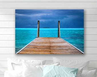 Storm from the Dock - Art Print