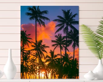 Sunrise Palms - Art Print