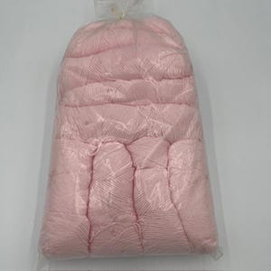 Vintage Malina Acrylic Yarn Lot: Light Pink, 9 Skeins, Made in USA