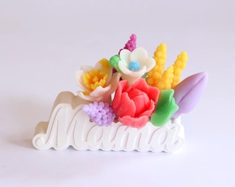 Regalo perfecto para el Día de la Madre, pastillas de cera aromática para mamá, pastillas de cera perfumadas para quemadores de aceite, pastillas de cera hechas de cera de abeja y cera de oliva.