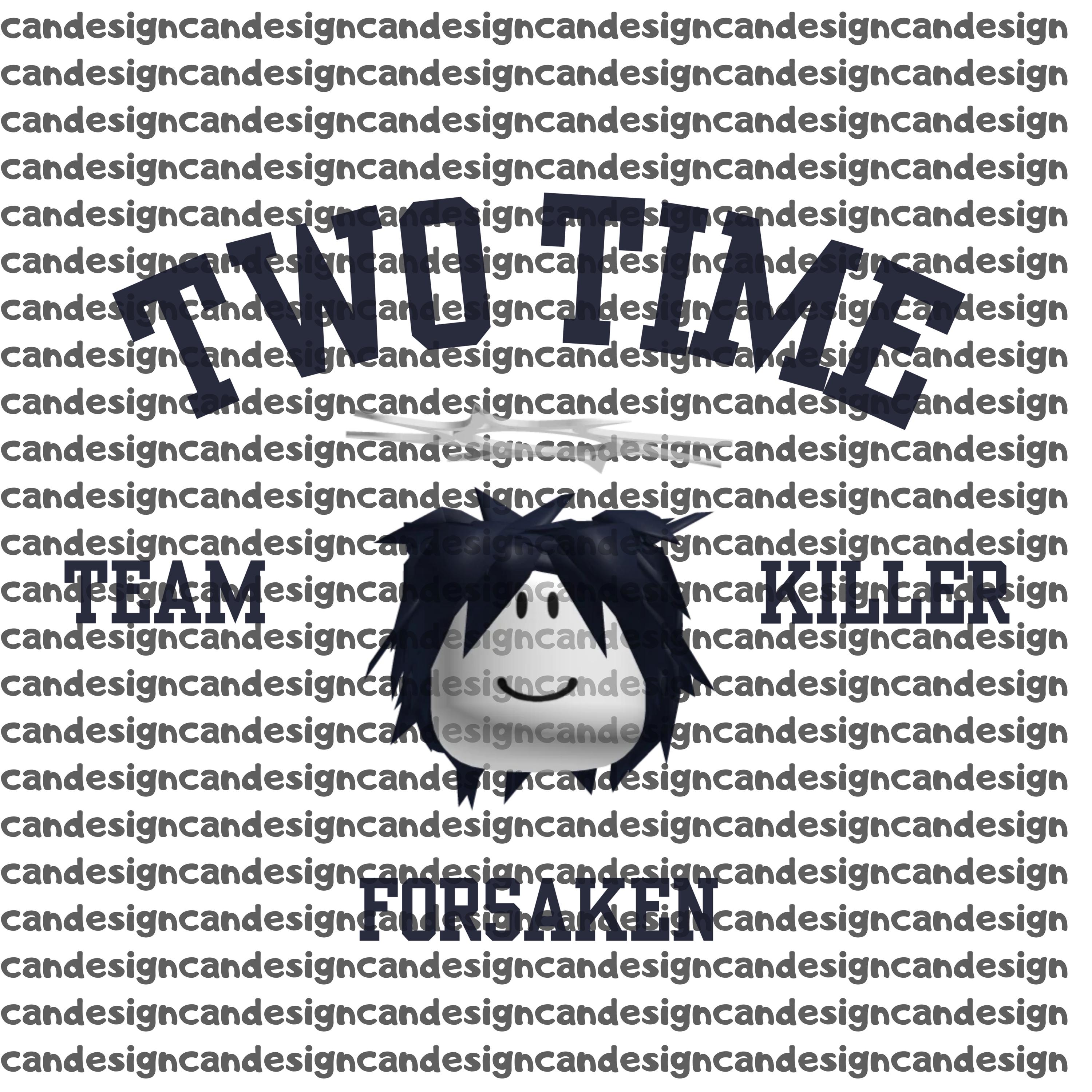Two Tıme Forsaken SVG PNG | Horror Gamer Team Design | Dark Gaming Logo ...