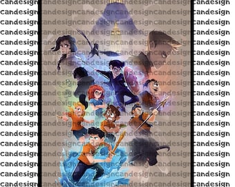 Percy Jackson Olympians Symbols Png, Lotus Hotel Medusa Png, Camp Half Blood, Greek Mythology Demigods Png, Bookish Reader Gift, Long Island