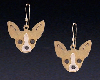 Chihuahua Jewelry - Chihuahua Earrings - by Anita Edwards