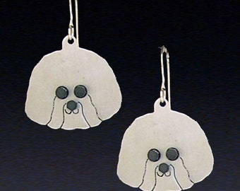 Bichon Jewelry - Bichon Earrings - by Anita Edwards