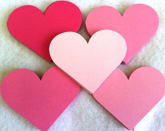 valentine hearts etsy pink valentines hearts