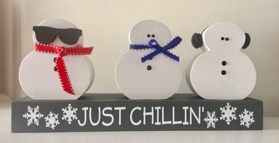 3 PRETTY BLUE EARMUFF SNOWMEN DIECUTS FOR CARDS//CRAFTS