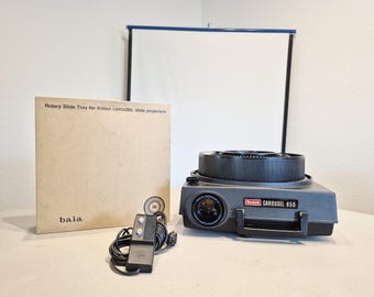 Proyector de diapositivas Kodak Carousel 650 totalmente revisado y en perfecto funcionamiento.