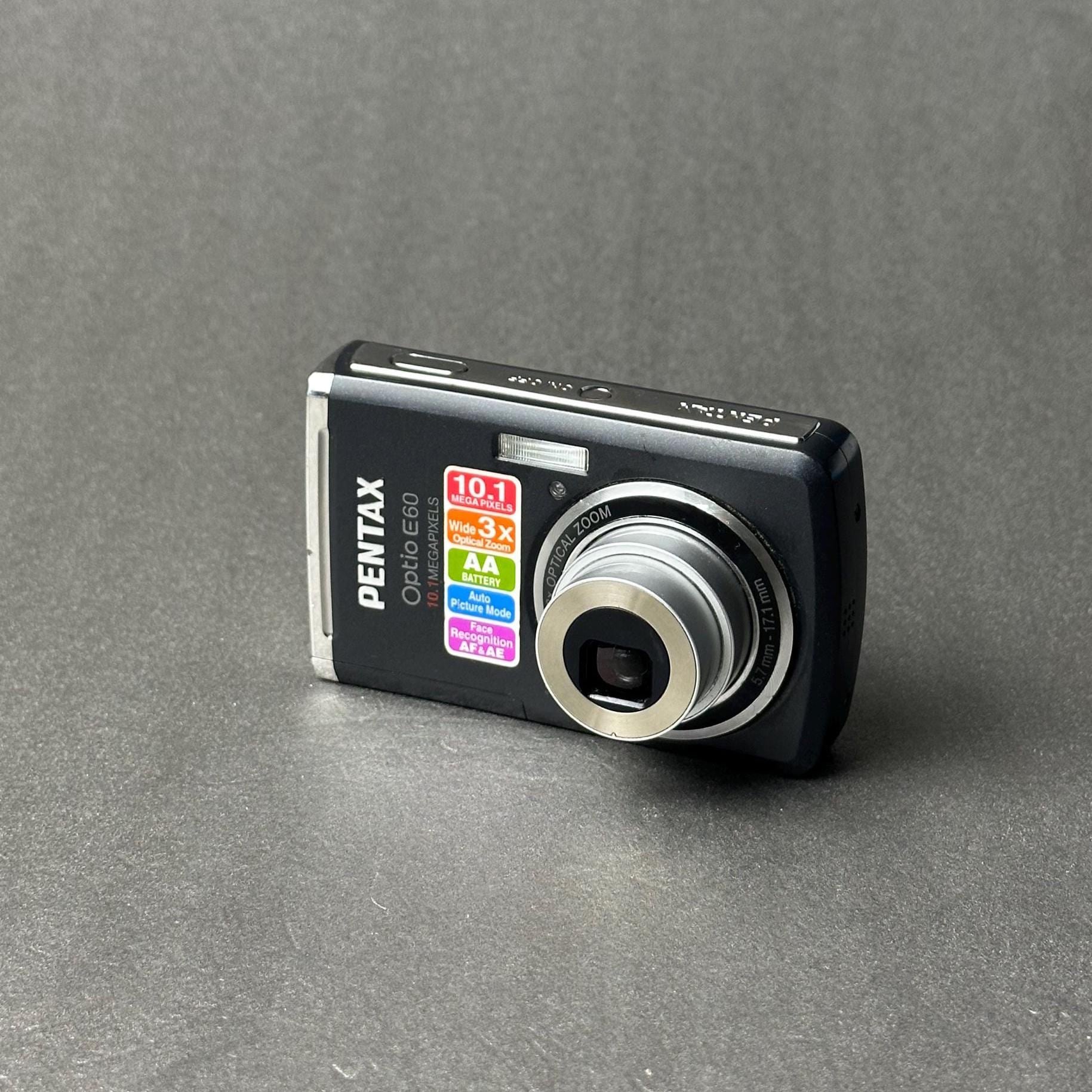 ペンタックス Optio E60 デジタルカメラ 10MP コンパクトポイント