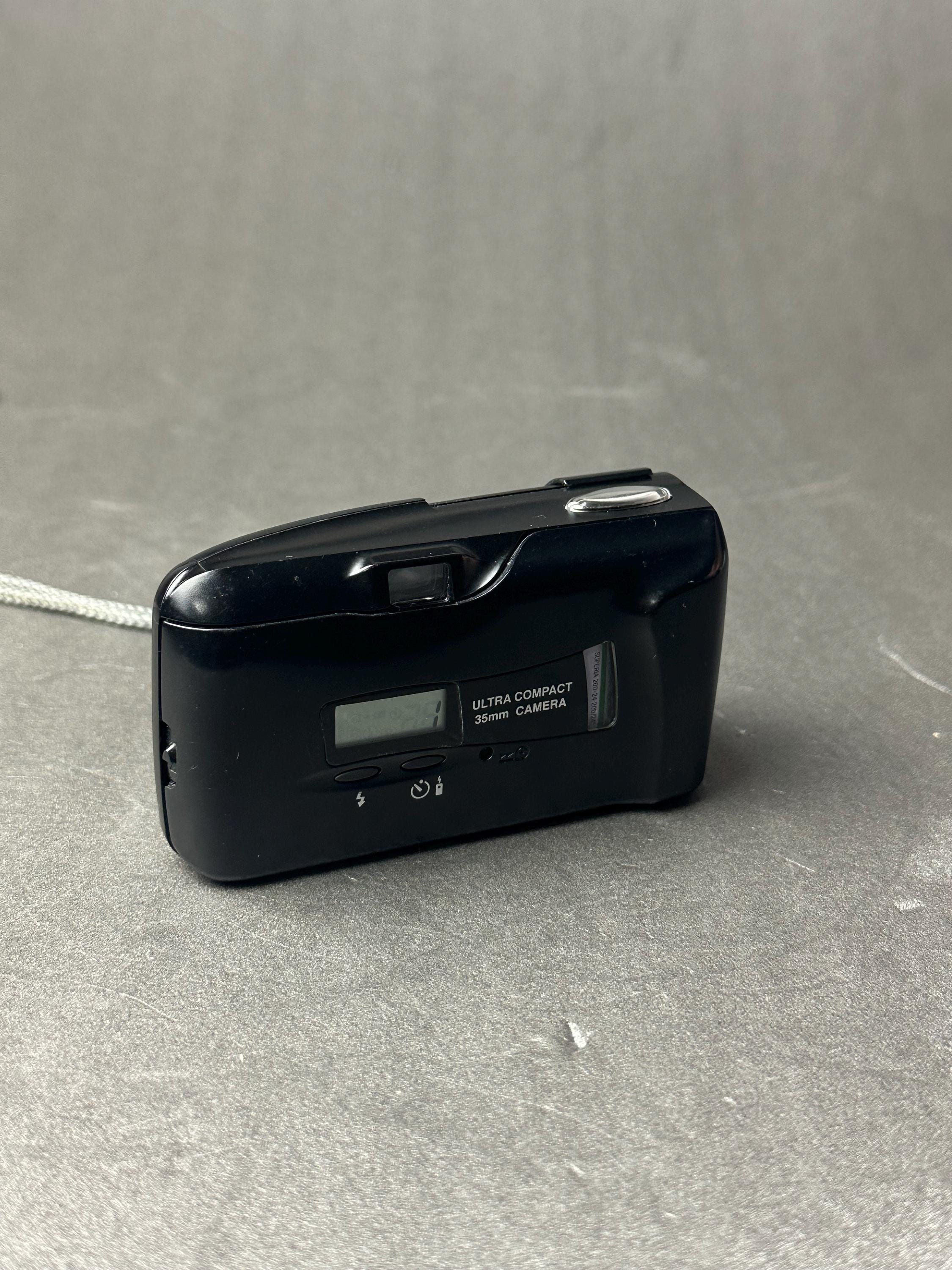 Olympus Mju II Black 35mm Film Camera Stylus Epic Compact Camera