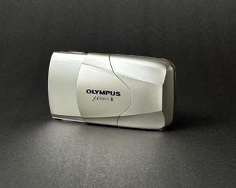 Vintage Olympus Mju II 35mm Film Camera Stylus Epic Point and Shoot Camera Tested Working Retro Camera