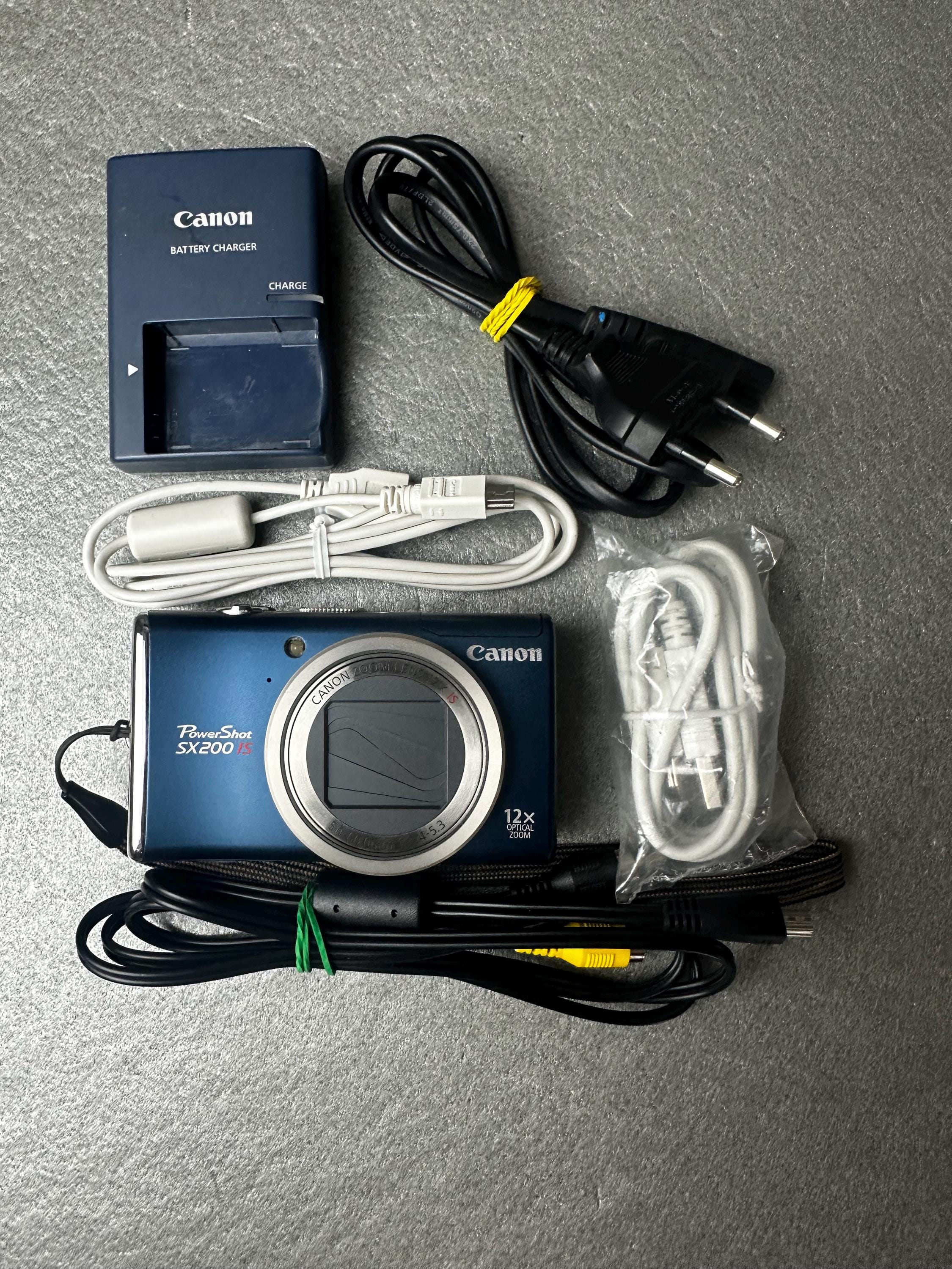 Canon Powershot SX200 IS Digital Camera 12x Zoom Compact Digicam