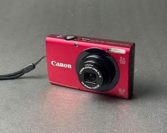 Tested Canon PowerShot A3400 IS Digital Camera 16MP Compact Point and Shoot