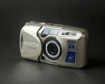 Vintage Olympus Stylus 80 35mm Film Camera Olympus Zoom 80 Point and Shoot Retro Film Camera